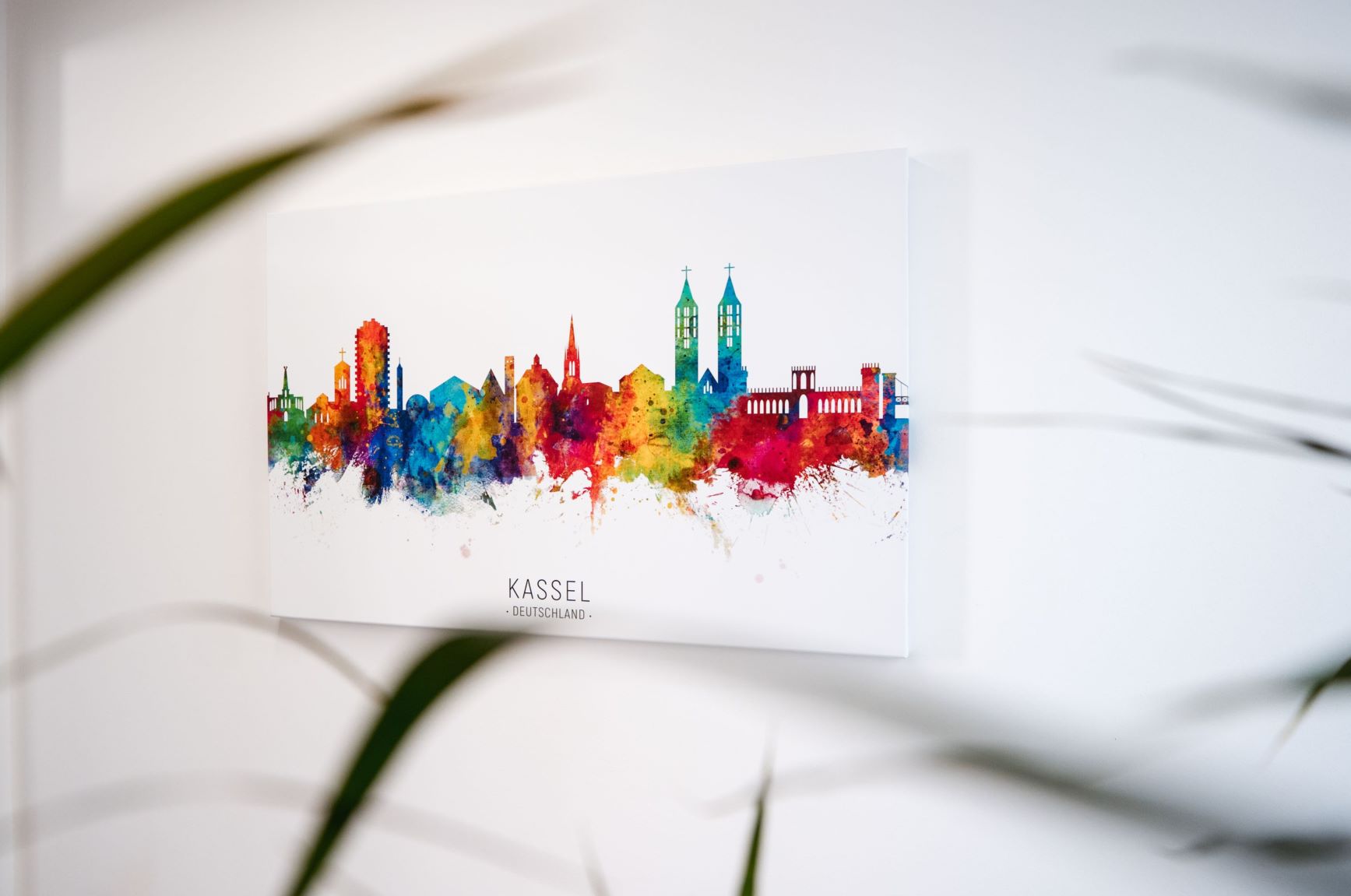 Flur mit Kassel-Motiv