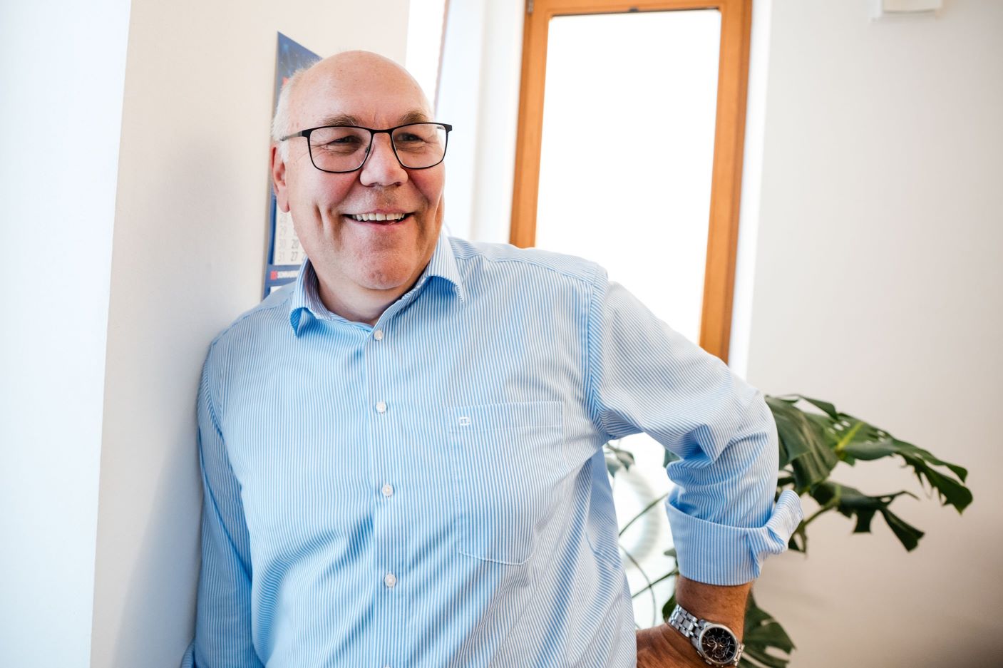 Uwe Quitter in seinem Büro